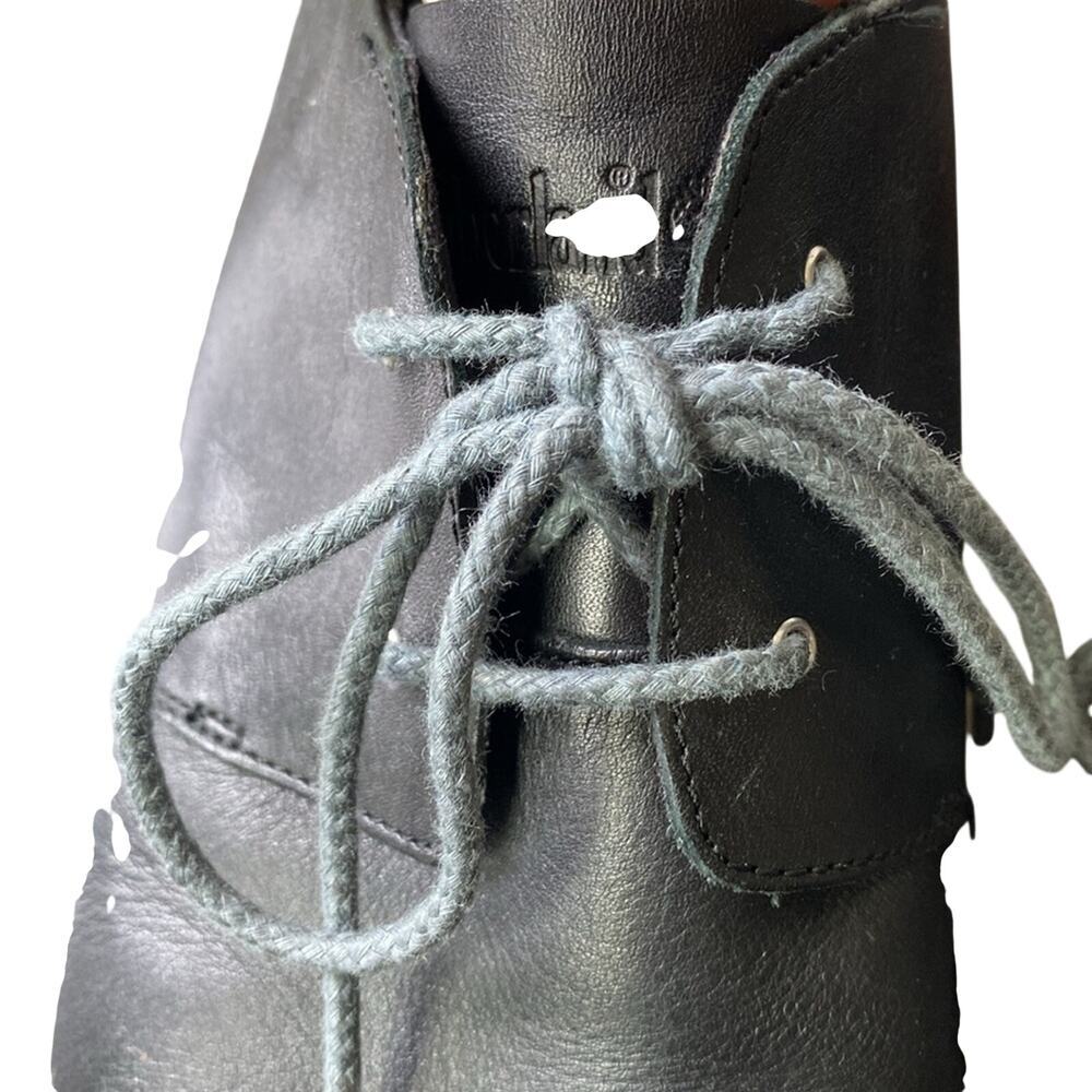TIMBERLAND Leather Stormbuck Shoe Mens Sz 12 Black Lace Up - Picture 3 of 8
